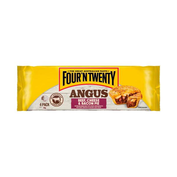 Angus Beef Cheese & Bacon Pies 4 Pack