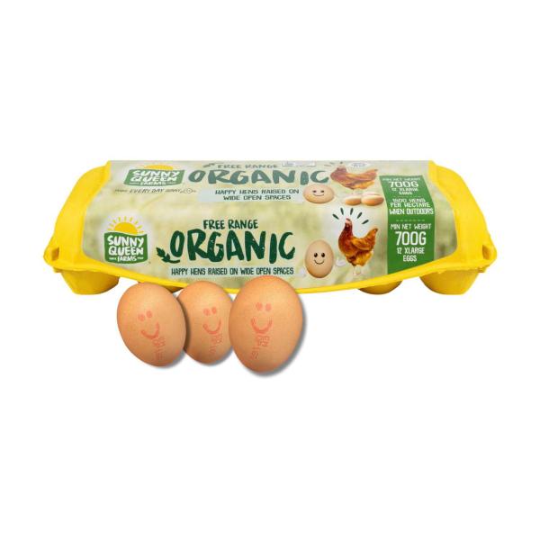 Organic Eggs 12 Pack
