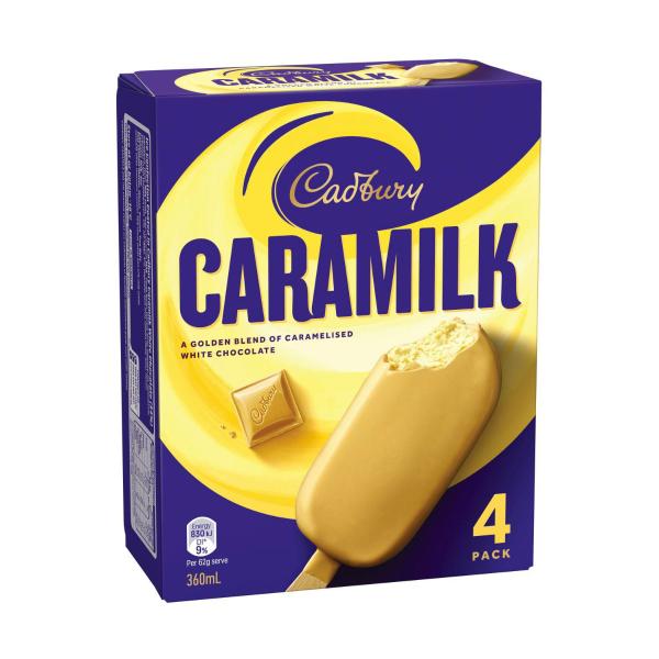 Caramilk Sticks 4 Pack