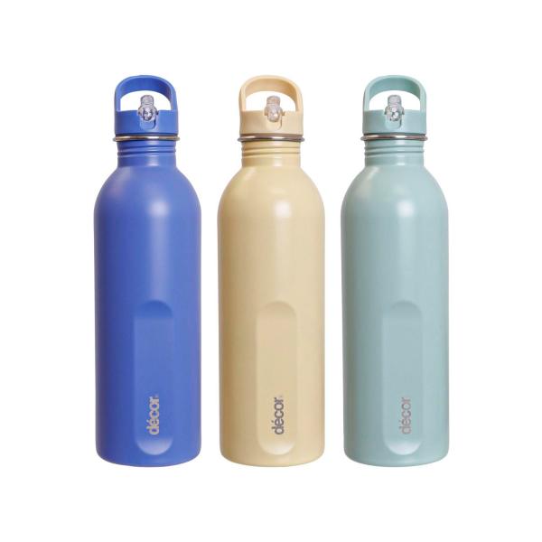 Stainless Steel Snap & Seal Bottle 1l