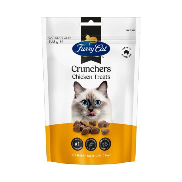 Grain Free Crunchers Adult Cat Treats Chicken