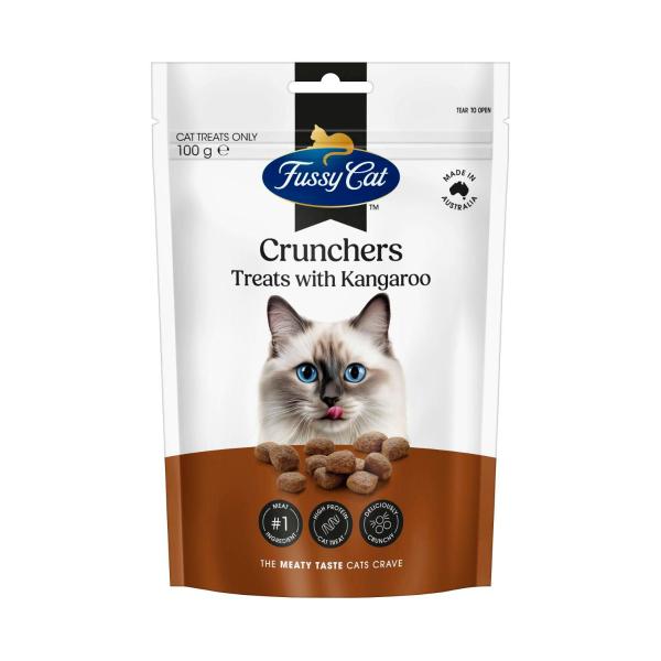 Grain Free Crunchers Adult Cat Treats With Kangaroo