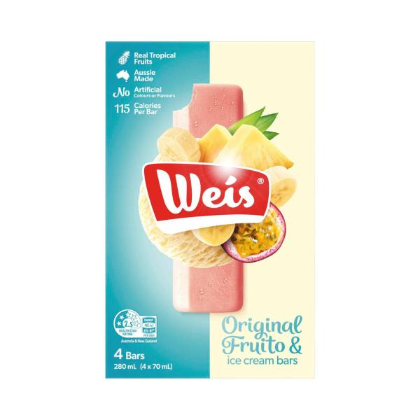 Original Fruito & Ice Cream Bars 4 Pack