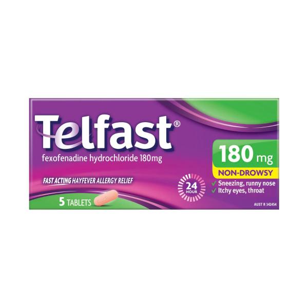 Hayfever Allergy Relief 180mg Antihistamine Tablets
