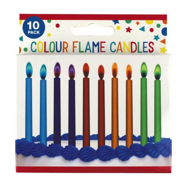 Colour Flame Candles
