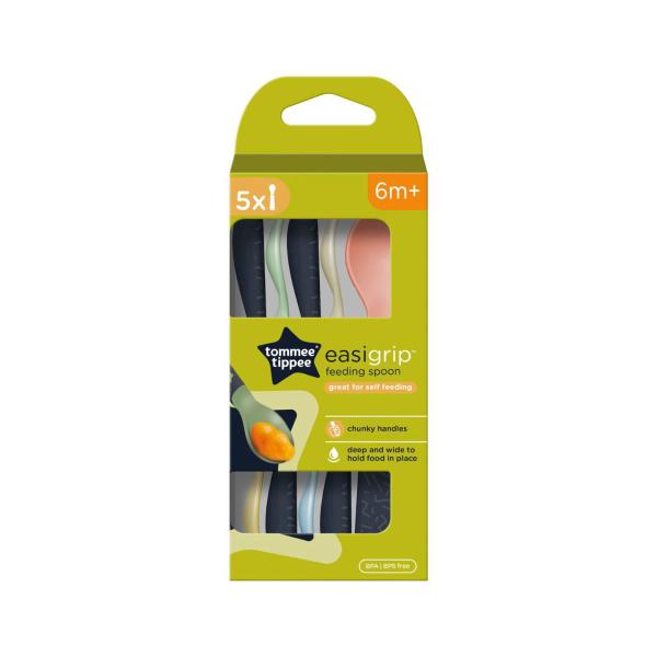 Easigrip Weaning Spoons 5 Pack 6m+