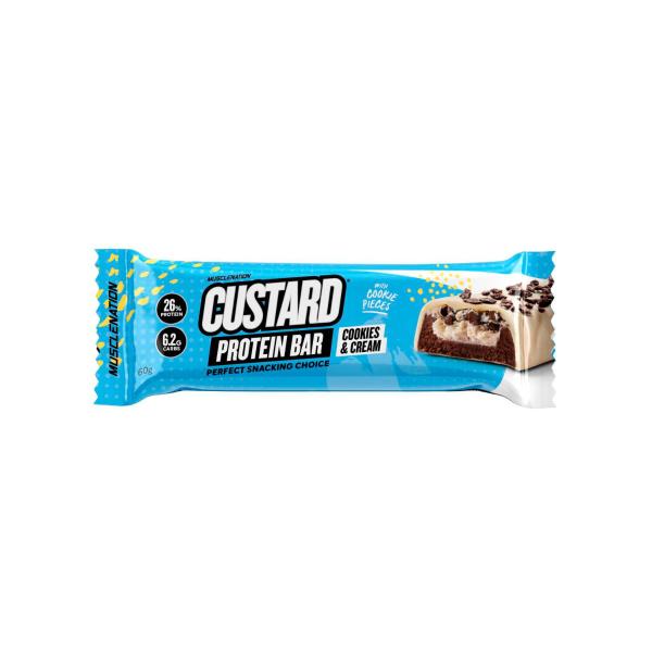 Custard Protein Bar Cookies & Cream