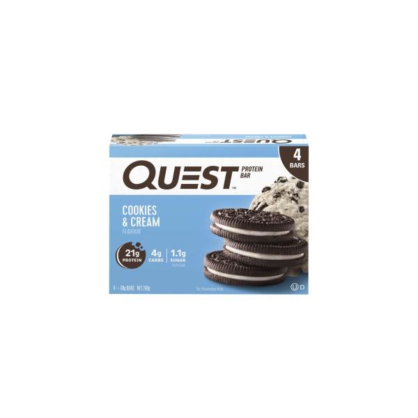 Protein Bars Cookes & Cream 4X60G