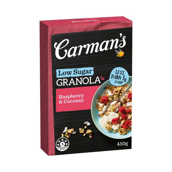 Granola Low Sugar Raspberry & Coconut