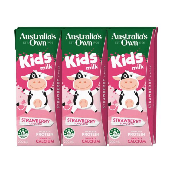 Strawberry Kids Milk 6x200ml