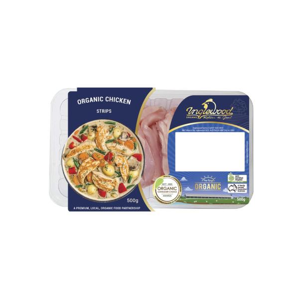 Organic Chicken Strips Plain