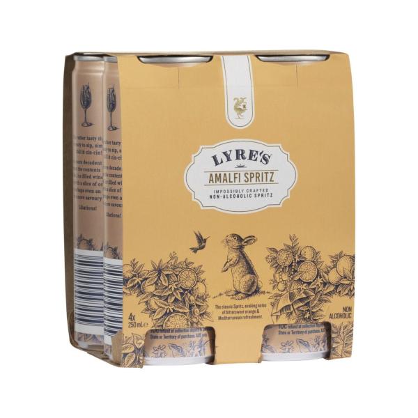 Amalfi Spritz Slim Can 4x250ml