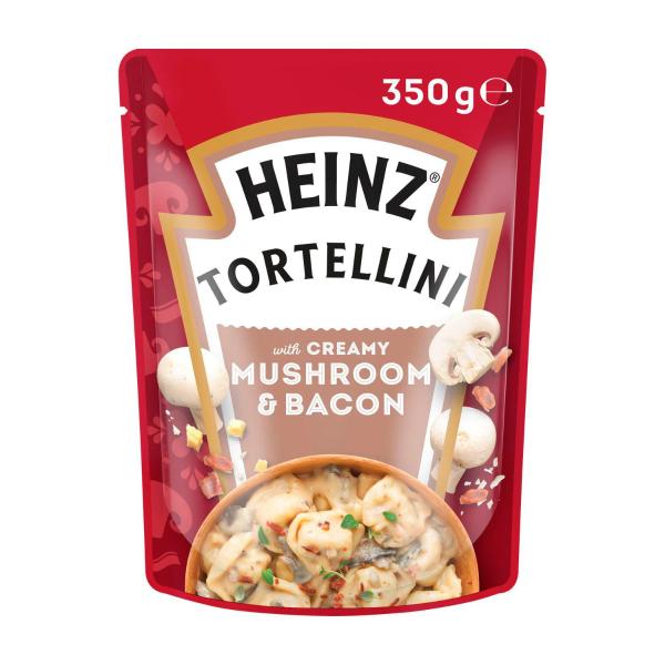 Tortellini Three Cheese Pasta Meal Creamy Mushroom & Bacon