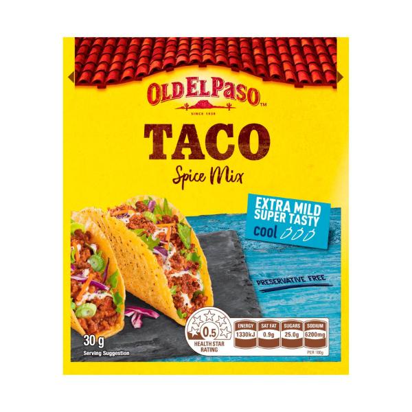 Taco Spice Mix Extra Mild