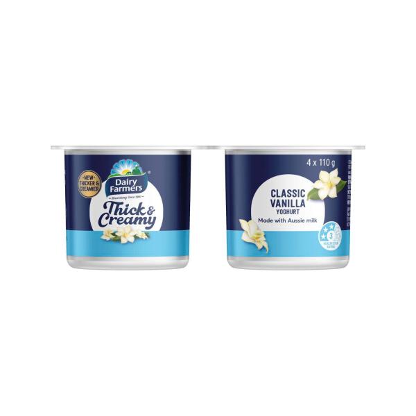 Thick & Creamy Yoghurt Vanilla 4 Pack
