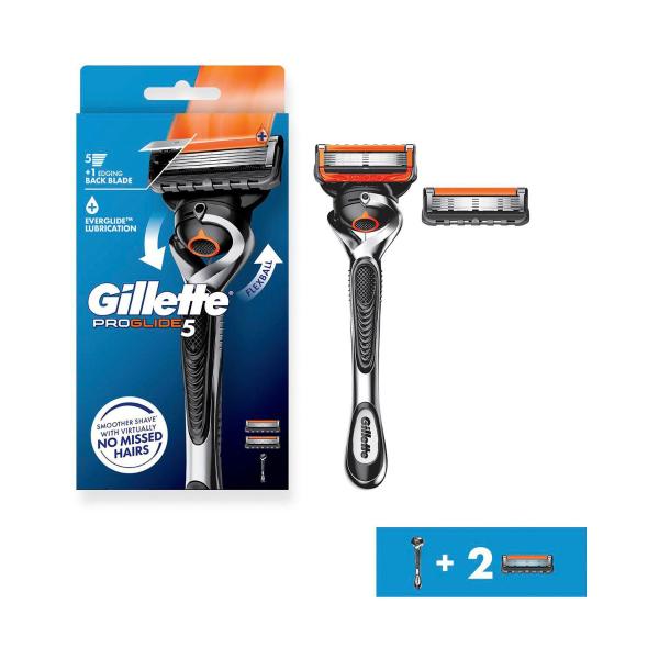 Proglide Flexball Razor Handle +2 Blade Rf