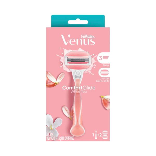 Venus Comfortglide White Tea Women's Razor +2 Blade