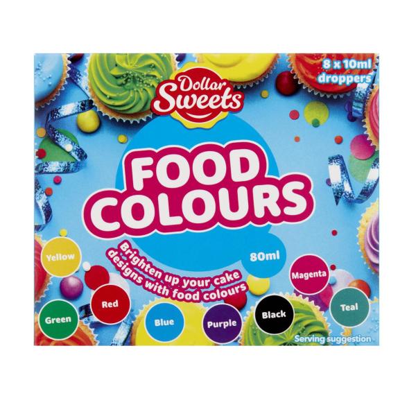 Artificial Food Colours 8 Pack