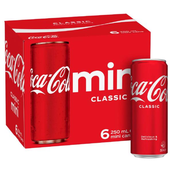 Classic Soft Drink Multipack Mini Cans 250ml