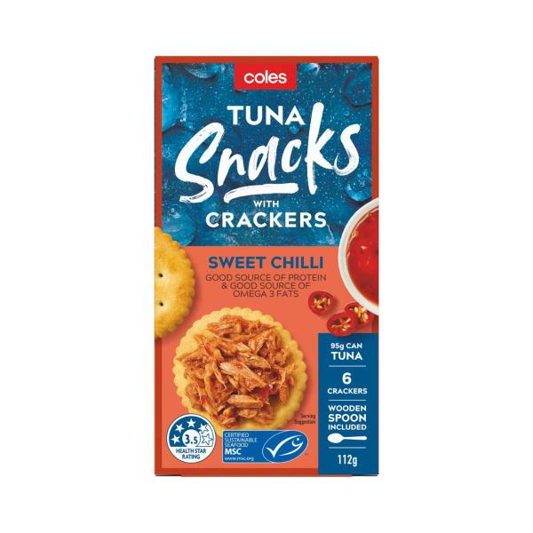 Tuna Snacks With Crackers Sweet Chilli