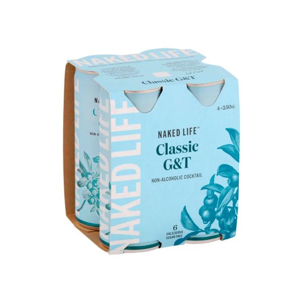 Non-alcoholic Cocktail Gin & Tonic Can 4x250ml