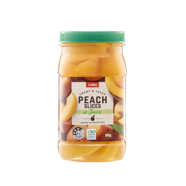 Peach Slice In Pear Fruit Juice