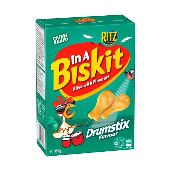 In A Biskit Chicken Drumstix Flavoured Crackers