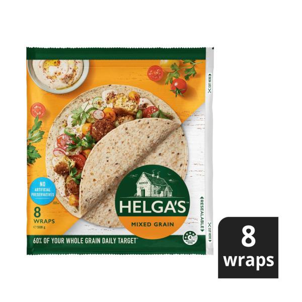 Mixed Grain Wraps 8 Pack