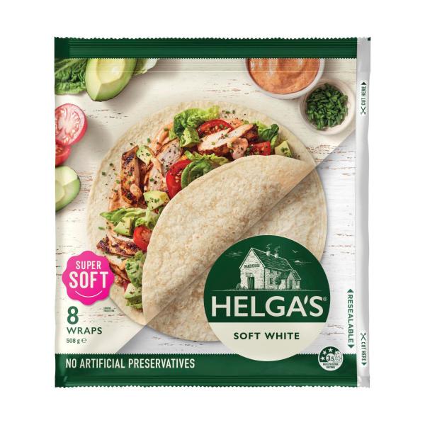 White Wraps 8 Pack