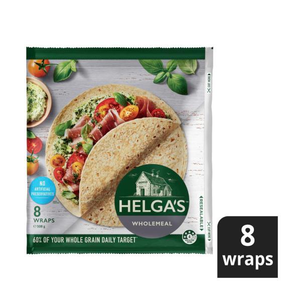 Wholemeal Wraps 8 Pack