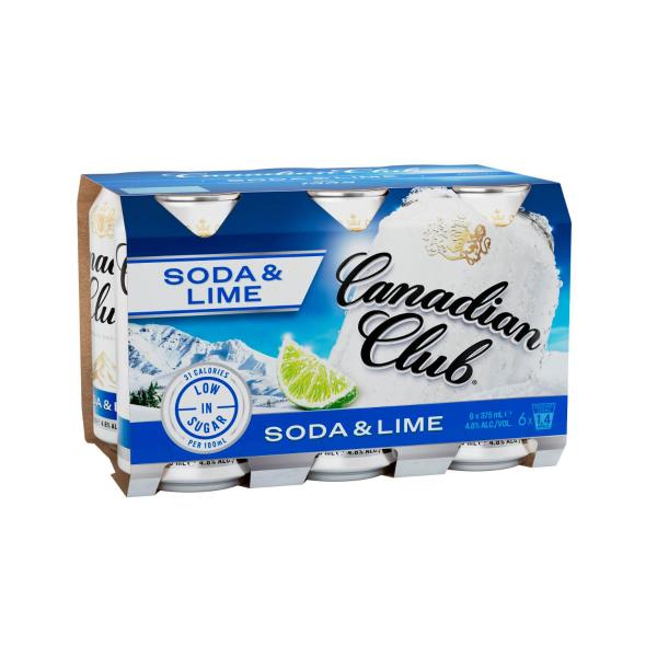Soda & Lime Can 375ml