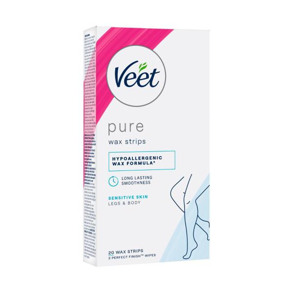 Pure Hair Removal Cold Wax Strips Legs And Body