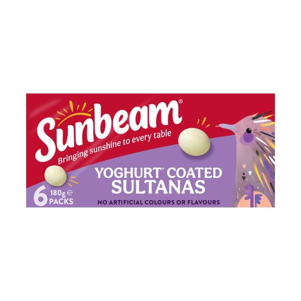 Yoghurt Coated Sultanas 6x30g