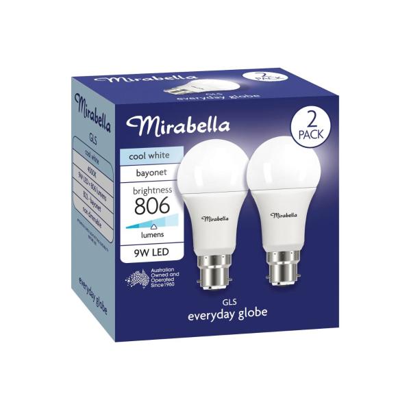 Led Gls BC 9w 806lum 4000k Cool White