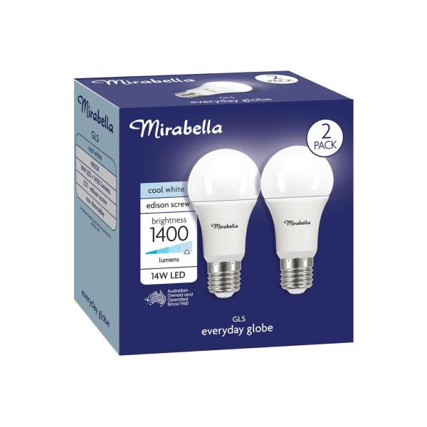 Led Gls Es 14w 1400lum 4000k Cool White
