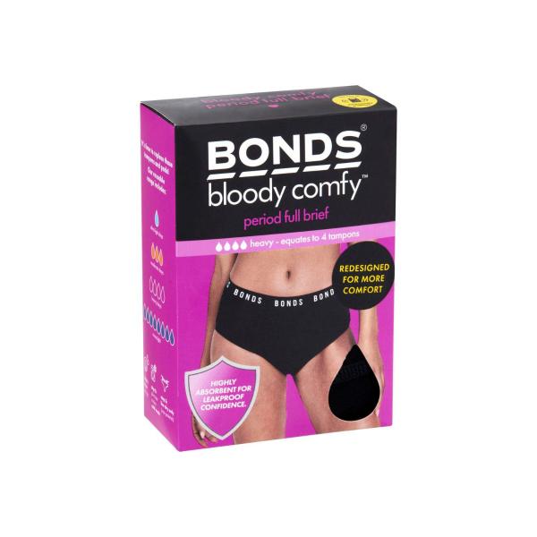 Bloody Comfy Period Full Brief Heavy Size 10