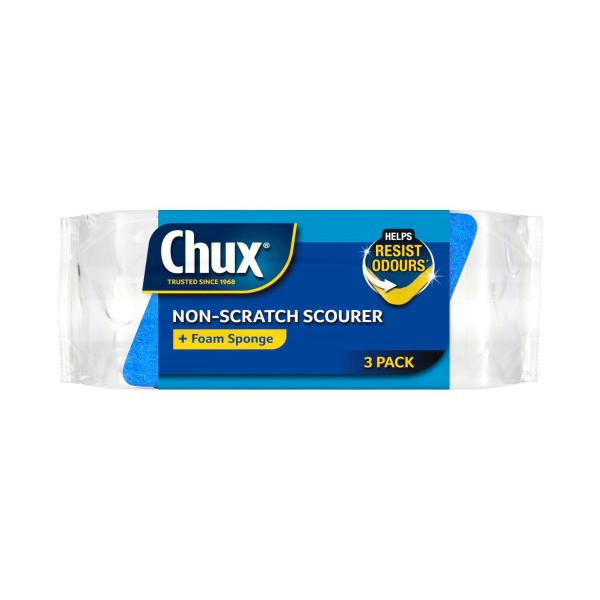 Non-scratch Scourer + Foam Sponge