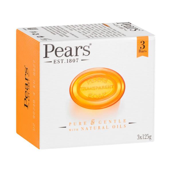 Transparent Soap With Natural Oils 3x125g