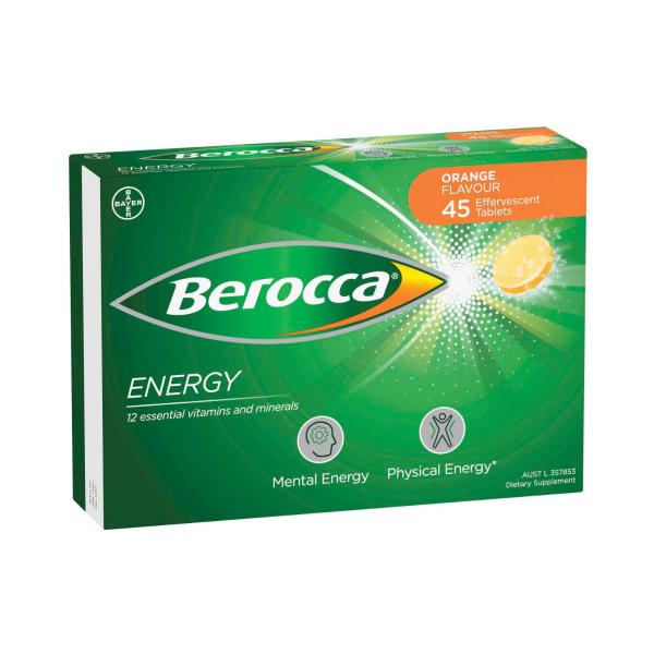 Energy Orange Effervescent Tablets