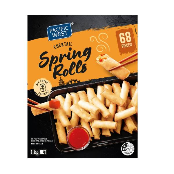 Frozen Cocktail Spring Rolls