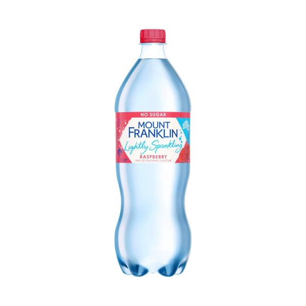 Lightly Sparkling Water Raspberry Bottle