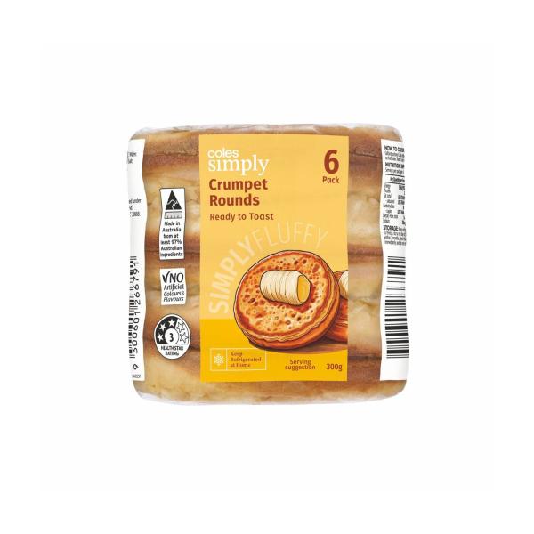 Crumpet Rounds 6 Pack