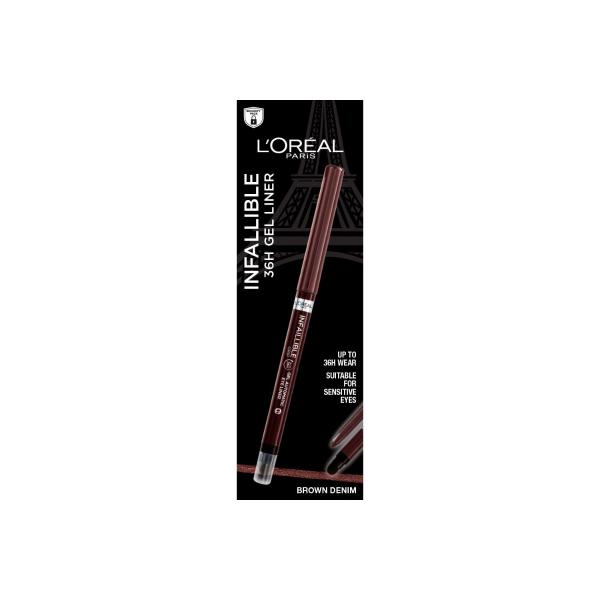 Paris Infallible Auto Liner Brown Denim
