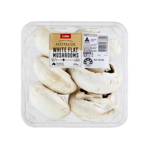 White Flat Mushrooms
