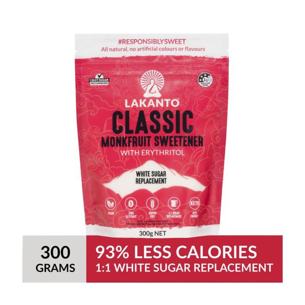 Classic Monkfruit Sweetener White Sugar Replacement