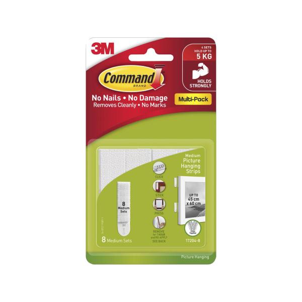 Medium Picture Hanging Strips Value Pack