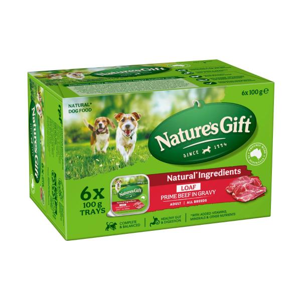 Prime Beef In Gravy Dog Food 100g