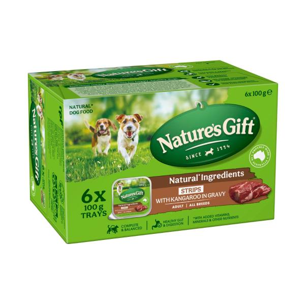 Strips Kangaroo Dog Food 100g