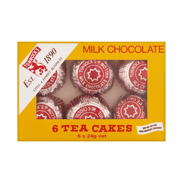 Tea Cakes Milk Chocolate 6 Pack