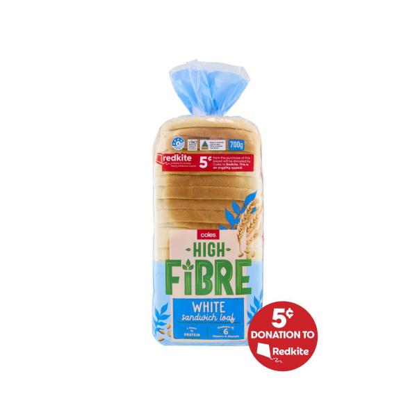 High Fibre White Sandwich Bread